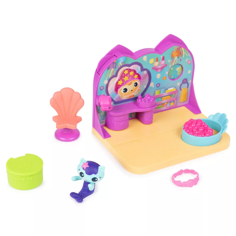 Deluxe Room Playset Spin Master Gabby's Dollhouse – Wellness Room mit Erdmännchen-Spielfigur