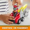 Rubble & Crew, Chargers Kran-Greifspielzeug-LKW mit beweglichen Teilen und einer Sammel-Actionfigur, Spielzeug für Kinder ab 3 Jahren