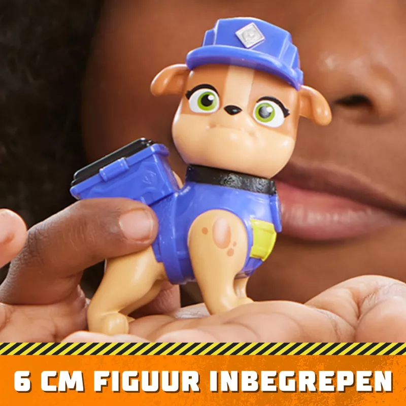 Rubble & Crew, Mix’s Betonmischer-Spielzeug-LKW mit Actionfigur und beweglichen Bauteilen, Spielzeug für Kinder ab 3 Jahren