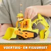 Bulldozer-Spielzeug Spinmaster Rubble’s Bulldozer – Kunststoffkonstruktion, für Kinder ab 3 Jahren, schwarz/orange/gelb