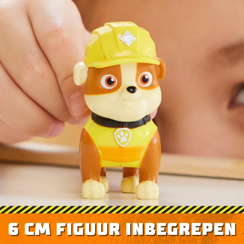 Bulldozer-Spielzeug Spinmaster Rubble’s Bulldozer – Kunststoffkonstruktion, für Kinder ab 3 Jahren, schwarz/orange/gelb