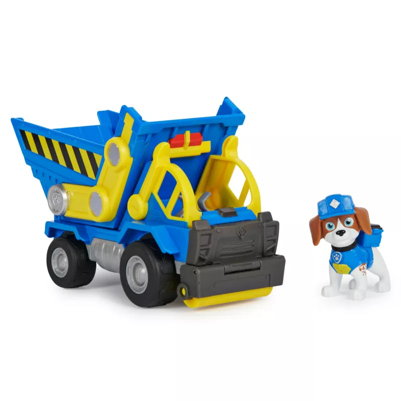 Rubble & Crew, Wheelers Muldenkipper-Spielzeug mit beweglichen Teilen und einer Sammelfigur, Kinderspielzeug ab 3 Jahren