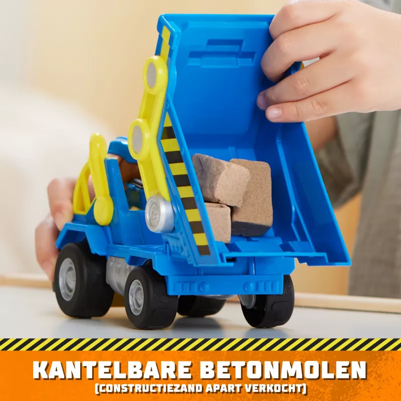 Rubble & Crew, Wheelers Muldenkipper-Spielzeug mit beweglichen Teilen und einer Sammelfigur, Kinderspielzeug ab 3 Jahren