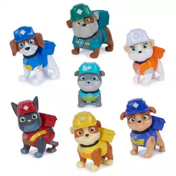 Rubble & Crew, Spielfiguren Geschenkpaket, mit 7 Sammel-Actionfiguren, Kinderspielzeug für Jungen & Mädchen ab 3 Jahren