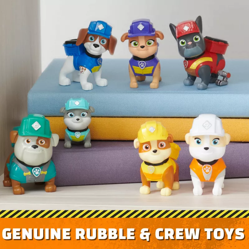 Rubble & Crew, Spielfiguren Geschenkpaket, mit 7 Sammel-Actionfiguren, Kinderspielzeug für Jungen & Mädchen ab 3 Jahren