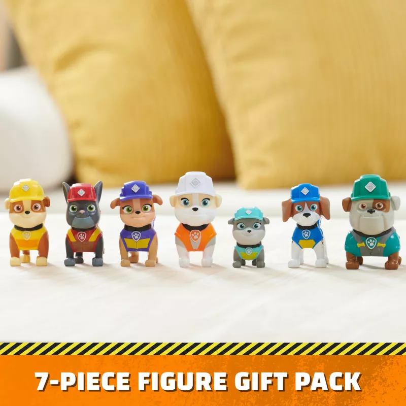 Rubble & Crew, Spielfiguren Geschenkpaket, mit 7 Sammel-Actionfiguren, Kinderspielzeug für Jungen & Mädchen ab 3 Jahren