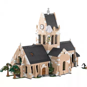 Bausteine Cobi Kirche Sainte-Mère-Église 2280 Teile 10 Jahre