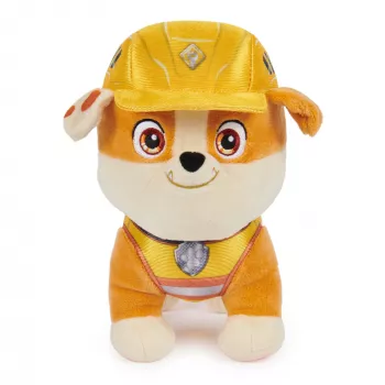 Rubble & Crew, Premium-Plüschtiere, 18 cm Charger-Plüschtier in Bauarbeiter-Uniform, Spielzeug für Jungen & Mädchen ab 3 Jahren