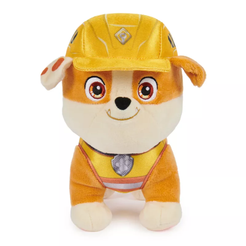 Rubble & Crew, Premium-Plüschtiere, 18 cm Charger-Plüschtier in Bauarbeiter-Uniform, Spielzeug für Jungen & Mädchen ab 3 Jahren