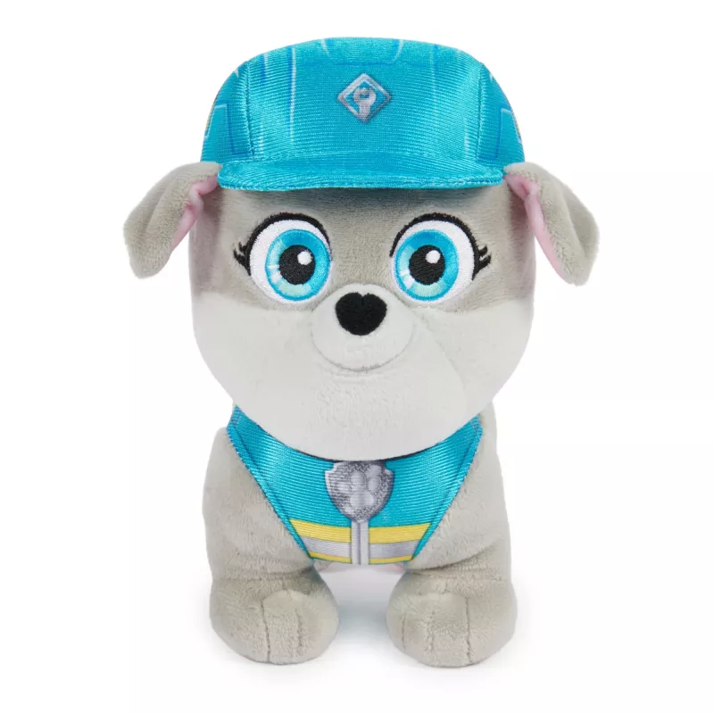 Rubble & Crew, Premium-Plüschtiere, 18 cm Charger-Plüschtier in Bauarbeiter-Uniform, Spielzeug für Jungen & Mädchen ab 3 Jahren