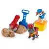 Rubble & Crew, Charger & Wheeler Action-Figuren, mit Kinetic Build-It Sand & 2 Bauwerkzeugen, PAW Patrol Spielzeug für Jungen & Mädchen ab 3 Jahren