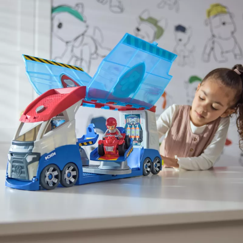 Fahrzeugset Spinmaster PAW Patrol Launche & Rescue Patroller, Kunststoff, mehrfarbig, für Kinder ab 3 Jahren