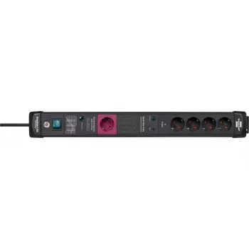 Mehrfachsteckdose Brennenstuhl 1951150500 3m 5 AC Outlets Innenbereich Schwarz