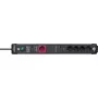 Mehrfachsteckdose Brennenstuhl 1951150500 3m 5 AC Outlets Innenbereich Schwarz