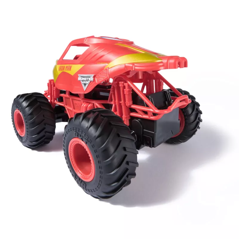 Monster Jam, Marvel Iron Man RC Monster Truck, Maßstab 1:24, Spielzeug für Jungen und Mädchen ab 3 Jahren