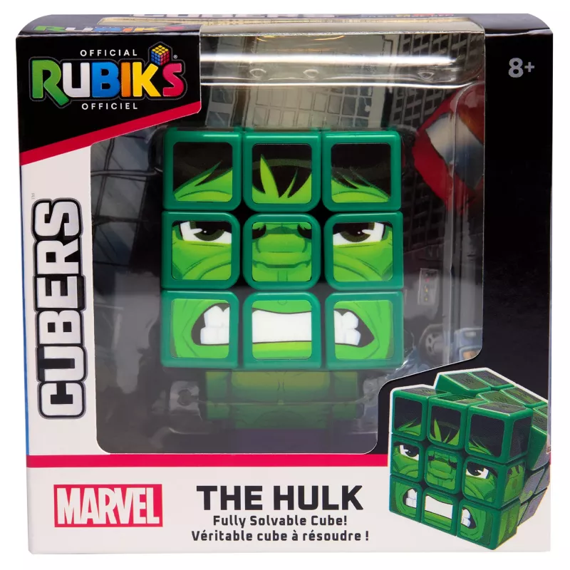 Spin Master Rubik's - Cubers 3x3 Hulk, Geschicklichkeitsspiel