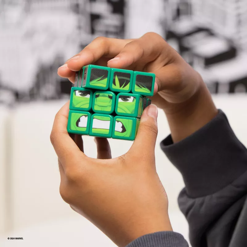 Spin Master Rubik's - Cubers 3x3 Hulk, Geschicklichkeitsspiel