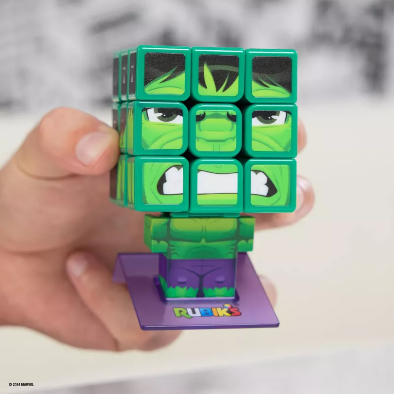 Spin Master Rubik's - Cubers 3x3 Hulk, Geschicklichkeitsspiel