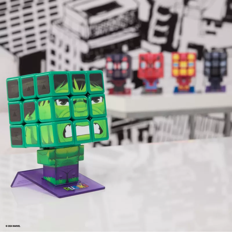 Spin Master Rubik's - Cubers 3x3 Hulk, Geschicklichkeitsspiel