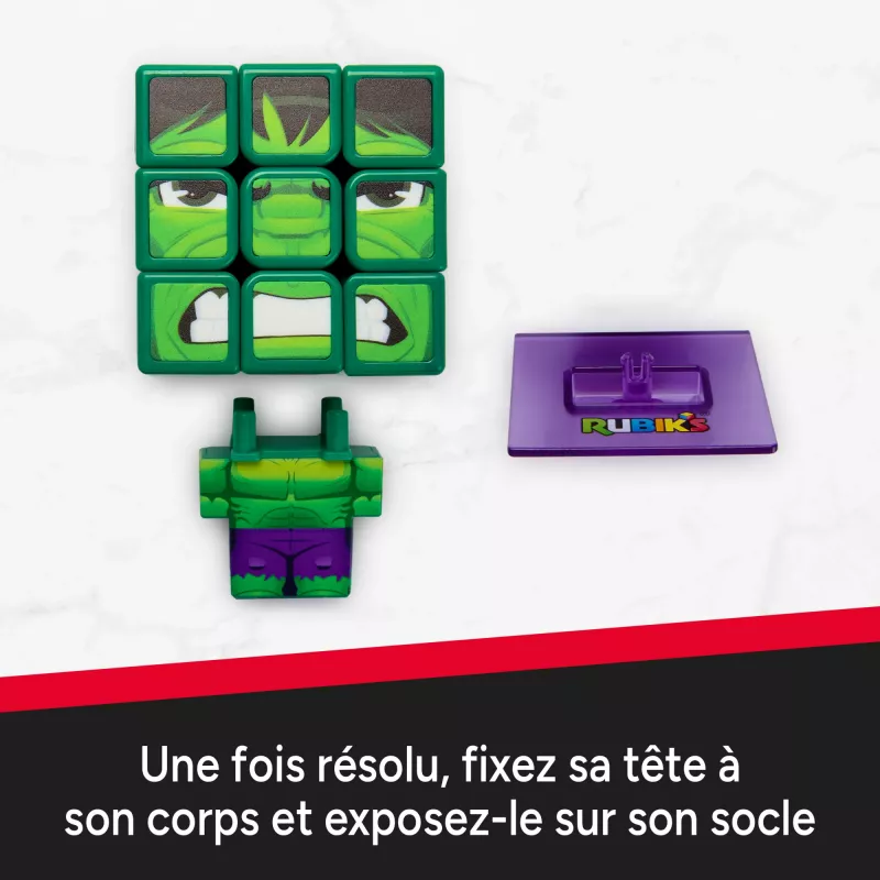 Spin Master Rubik's - Cubers 3x3 Hulk, Geschicklichkeitsspiel