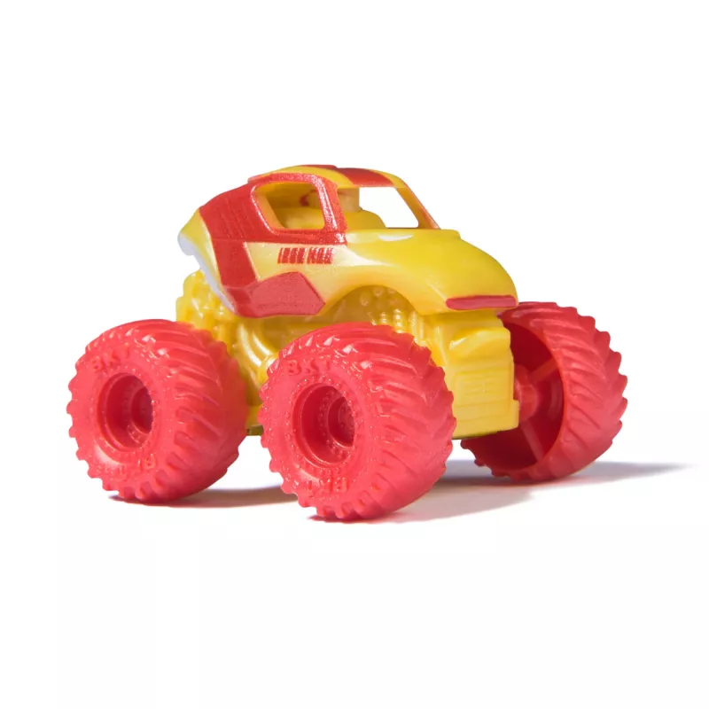 Monster Jam, Marvel Mini Monster Truck 3er-Pack, Schwarz Panther, Captain America, Iron Man Druckguss-Monstertrucks, Maßstab 1:87, Spielzeug für Jungen ab 3 Jahren