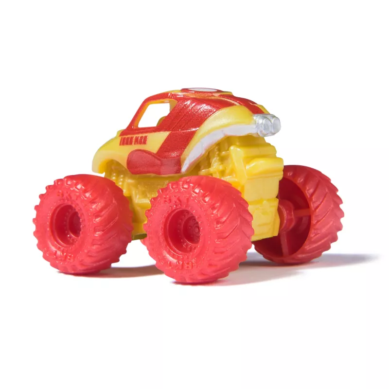 Monster Jam, Marvel Mini Monster Truck 3er-Pack, Schwarz Panther, Captain America, Iron Man Druckguss-Monstertrucks, Maßstab 1:87, Spielzeug für Jungen ab 3 Jahren
