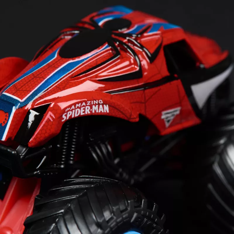 Monster Jam, Marvel Offizieller Iron Man Vs. War Machine Druckguss-Monstertrucks, Maßstab 1:64, Spielzeug für Jungen und Mädchen ab 3 Jahren