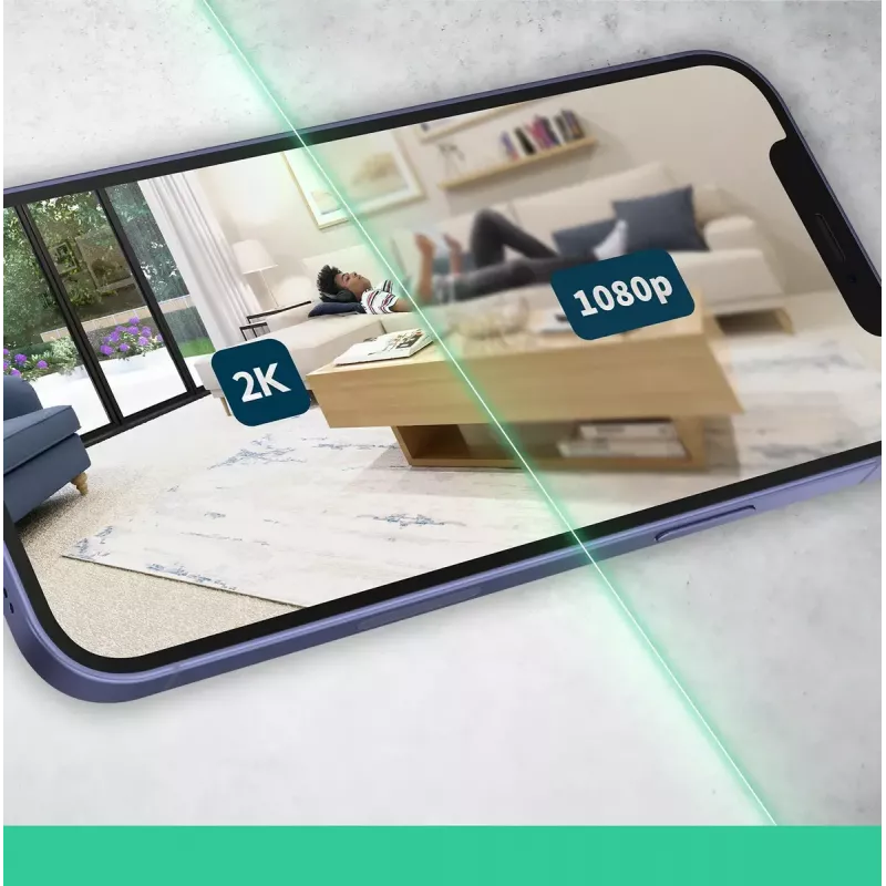 IP-Sicherheitskamera Arlo Essential 2K Indoor Security Camera 2er-Pack kabellos Innenbereich