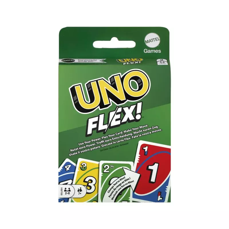 Kartenspiel MATTEL Games UNO Flex — Ablegespiel, Alter 7+