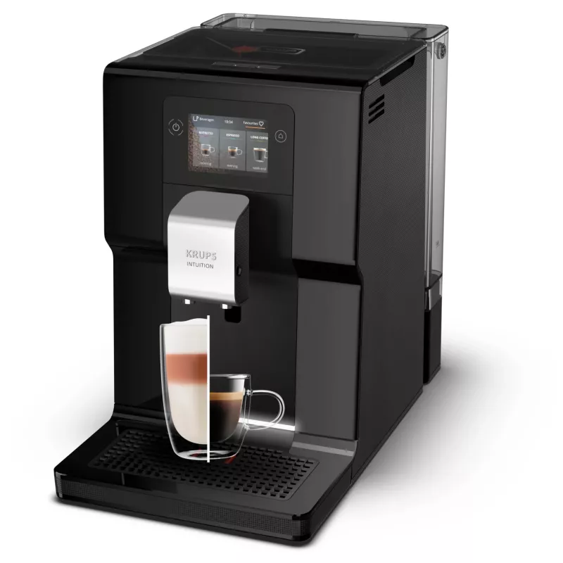 Krups Intuition Preference EA8738 Kaffeevollautomat, 3 l, Schwarz