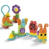 Bauset MEGA BLOKS Move 'n Groove Caterpillar von MATTEL — 30 Teile, Kunststoff, mehrfarbig, ab 1 Jahr