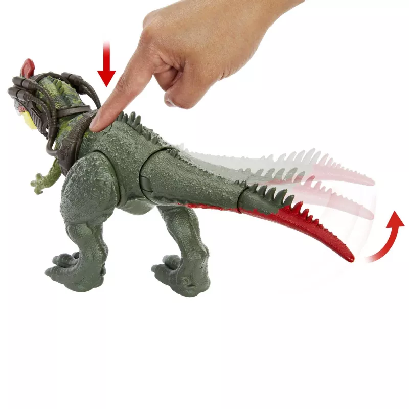 Jurassic World GIGANTIC TRACKERS Sinotyrannus Grün Rot Kunststoff 4+