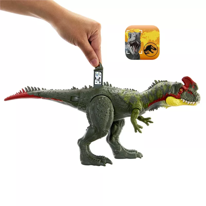 Jurassic World GIGANTIC TRACKERS Sinotyrannus Grün Rot Kunststoff 4+