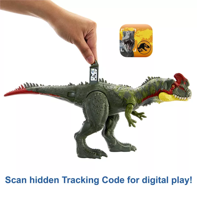 Jurassic World GIGANTIC TRACKERS Sinotyrannus Grün Rot Kunststoff 4+