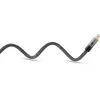 Digitales optisches Audiokabel WENTRONIC Goobay 65305 TOSLINK zu TOSLINK 2 m, Kupfer, vergoldete Kontakte, schwarz/silber