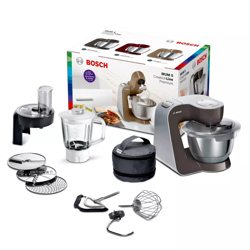 Bosch MUM58A20 Küchenmaschine 1000 W 3.9 L Anthrazit, Silber