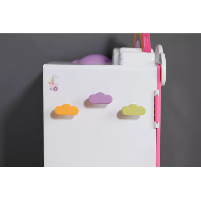 Puppenkleiderschrank zapf creation BABY born Regenbogen-Kleiderschrank — für Puppen, Lichteffekte, benötigt 3×AAA-Batterien, empfohlenes Alter 3+