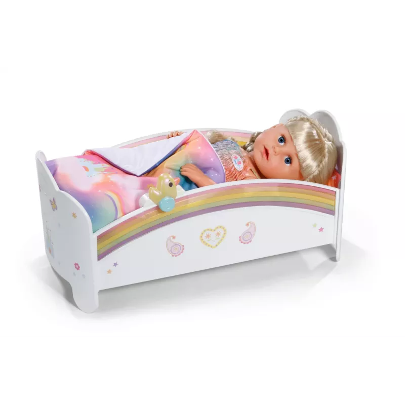Puppenbett ZAPF creation BABY born Regenbogenbett 835999 für 43 cm Puppen