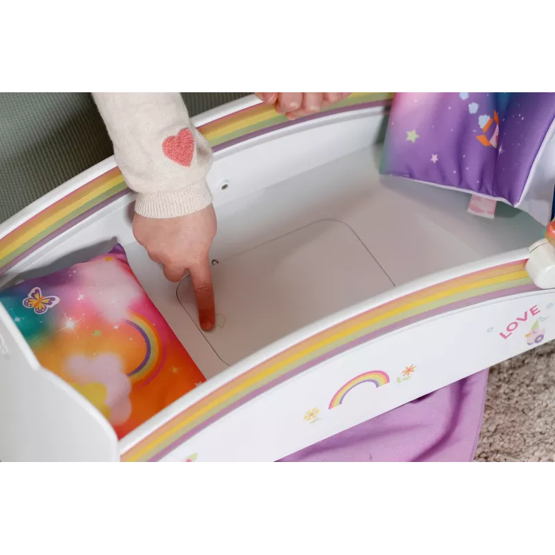 Puppenbett ZAPF creation BABY born Regenbogenbett 835999 für 43 cm Puppen