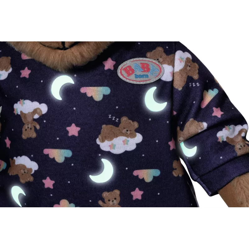 BABY born Teddy Schlafanzug Glow in the Dark, Puppen-Strampler, 1 Jahr(e)