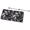 THERMALTAKE PC-Lüfter - CT140 - 14cm - Schwarz - 2er-Pack