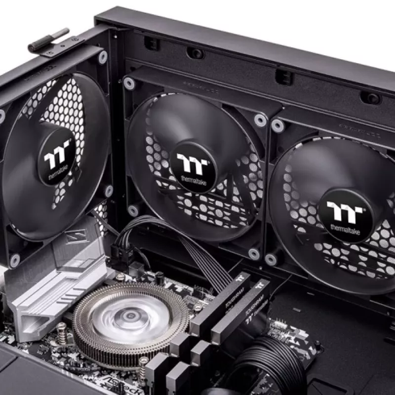 THERMALTAKE PC-Lüfter - CT140 - 14cm - Schwarz - 2er-Pack