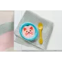 BABY born Fütterungsset – Puppenfütterungszubehör mit wasseraktivierten Mahlzeitenbildern