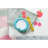 BABY born Fütterungsset – Puppenfütterungszubehör mit wasseraktivierten Mahlzeitenbildern