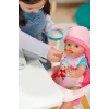 BABY born Fütterungsset – Puppenfütterungszubehör mit wasseraktivierten Mahlzeitenbildern