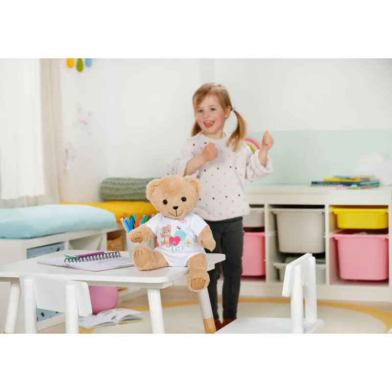 Stofftier zapf creation BABY born Singing Teddy 837962 — Plüsch-Singeteddybär für Puppen