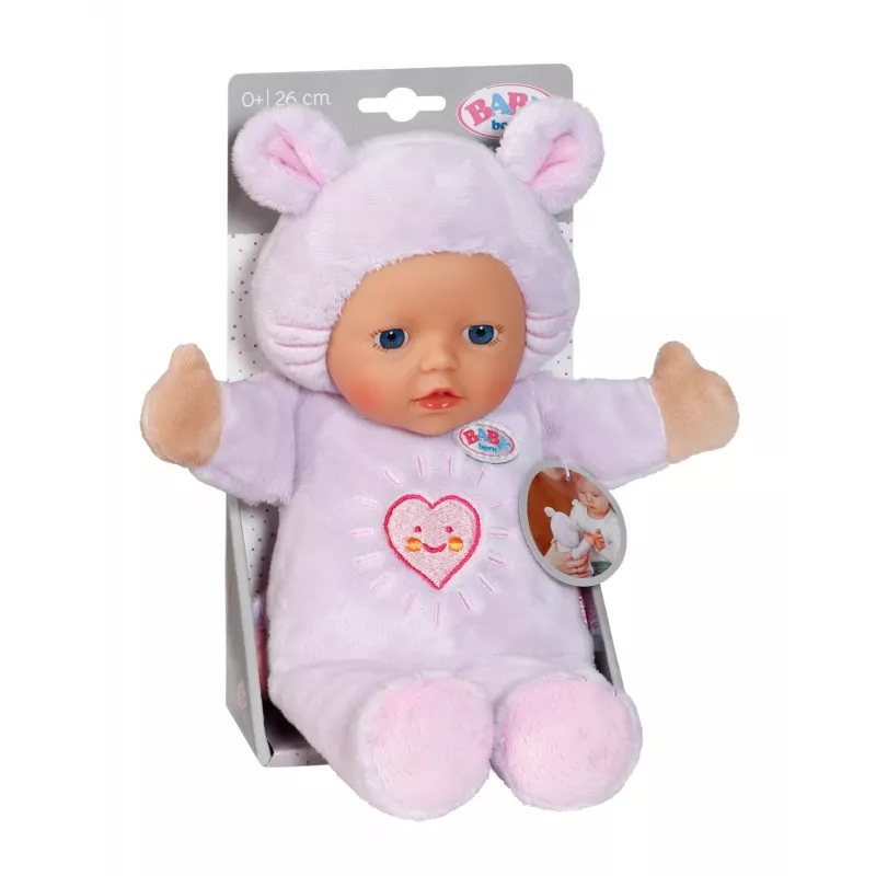 BABY born für Babys Maus 26cm, Babypuppe, Geschlechtsneutral, Junge/Mädchen, 260 mm, Mehrfarbig