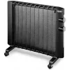 Radiator-Heizgerät De’Longhi HMP 1000, Glimmerelement, 1000 W, schwarz, Bodenaufstellung, für Räume bis 60 m³