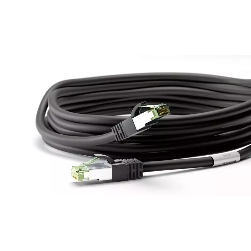 Netzwerkkabel Goobay CAT 8.1 Patchkabel RJ-45 Cat8.1 5m Schwarz