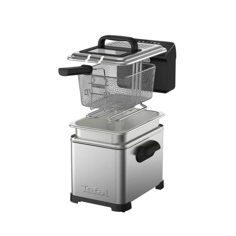 Tefal Family Pro FR507D Single 4 L Stand-alone 2400 W Fritteuse Edelstahl